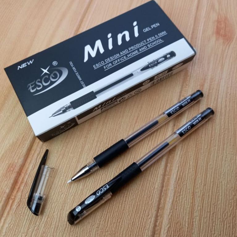 

(I3S1) [1 pak] pulpen gel Esco - Stark mini 0.5mm/pen gel mini isi 12 pcs //Kualitas@terbaik
