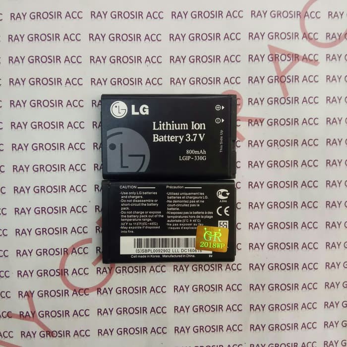 Baterai Original LG LGIP-330G / KF300 KF305 KF330 KM380 GB250 KT520