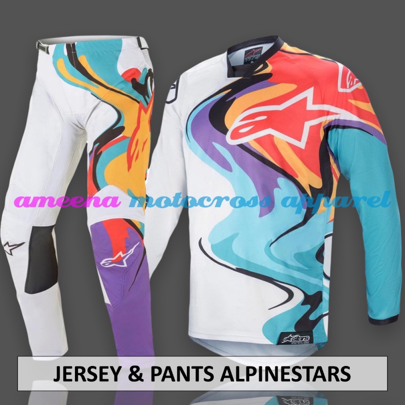 Jersey Custom Nama - Jerseyset Stelan - Jersey Celana Motocross - Jerseyset Stelan - Jersey Trail - Jersey Pants MX Adventure - Jersey Premium -AS028