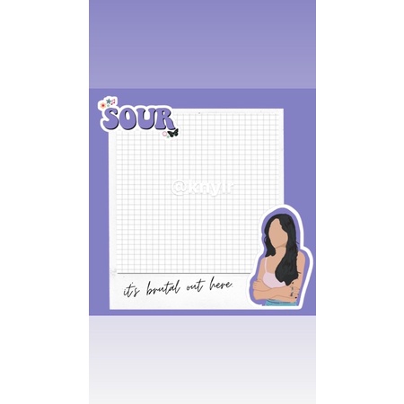 

NOTEPAD SOUR (olivia RODRIGO)