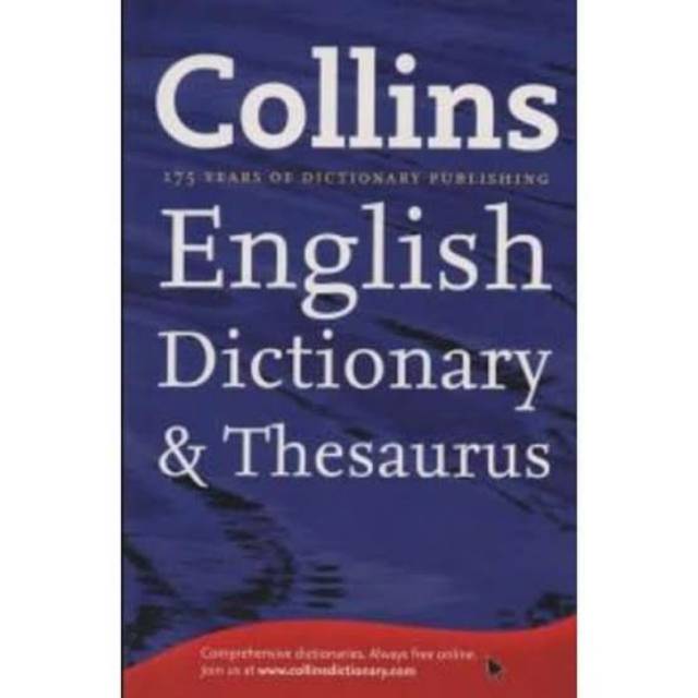 Jual COLLINS English Dictionary & Thesaurus PB Shopee Indonesia