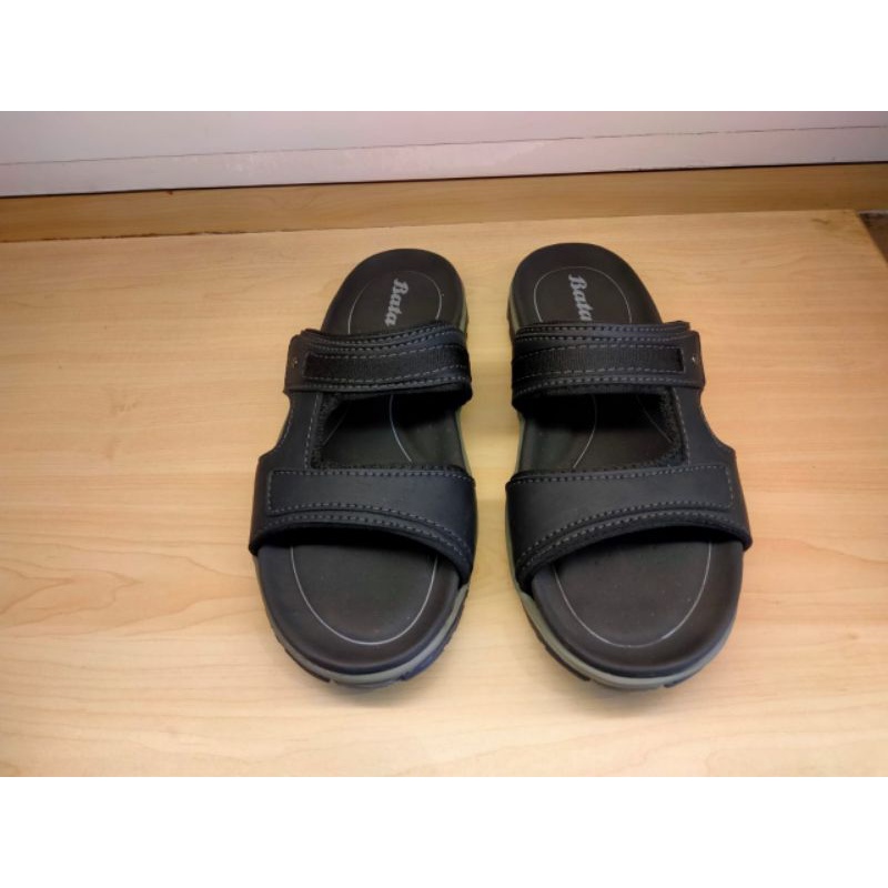 Bata Sandal Selop Pria Bata Original Hitam