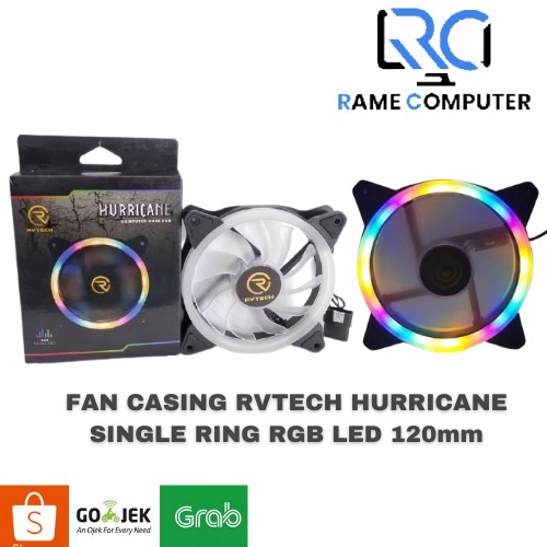 FAN CASING RVTECH HURRICANE SINGLE RING RGB LED 120mm