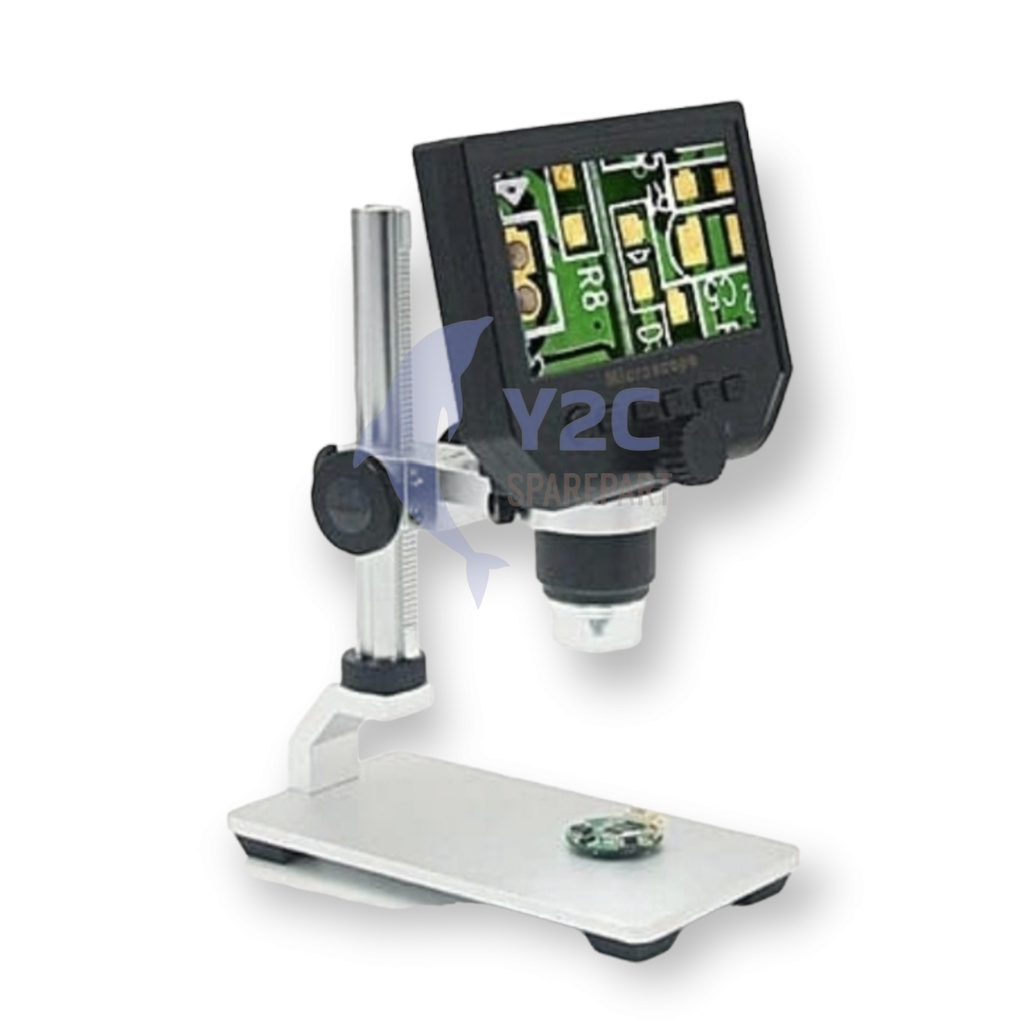 MIKROSKOP DIGITAL SUNSHINE DM-600S + LCD TV 4.3INCH / MICROSCOPE / ALAT SERVIS SERVICE HP