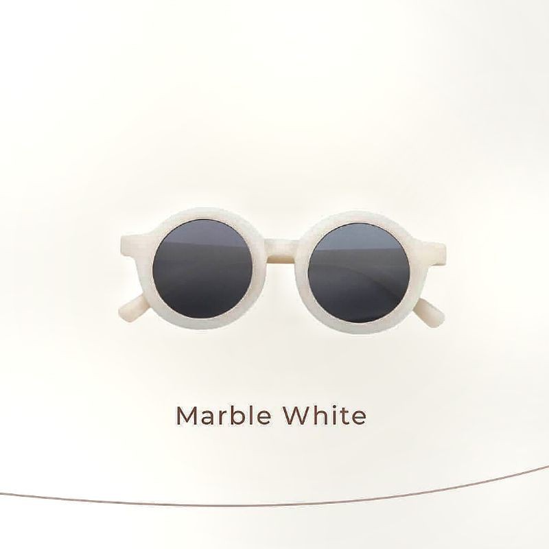 Kacamata anak | kacamata baby | around sunglasess | kacamata kekinian-Marble white