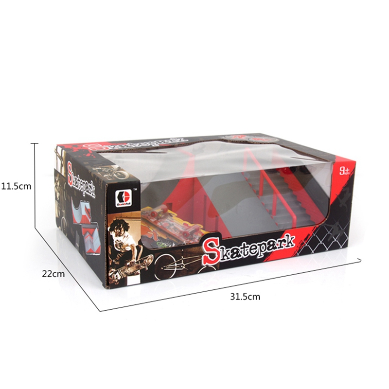 Finger Skateboard box Mini Skateboard Taman Jari Skateboard Jari Skateboard Tuang Jari Skate pro gift box