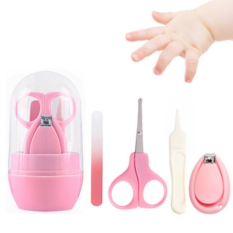 Baby Manicure Set 8in1 ｜ Perlengkapan perawatan Bayi Termometer Gunting Kuku Sisir isi 8