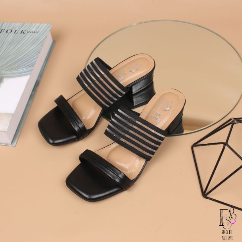 Fsb - LUSI Sandal Heels Wanita Hak 3cm-1
