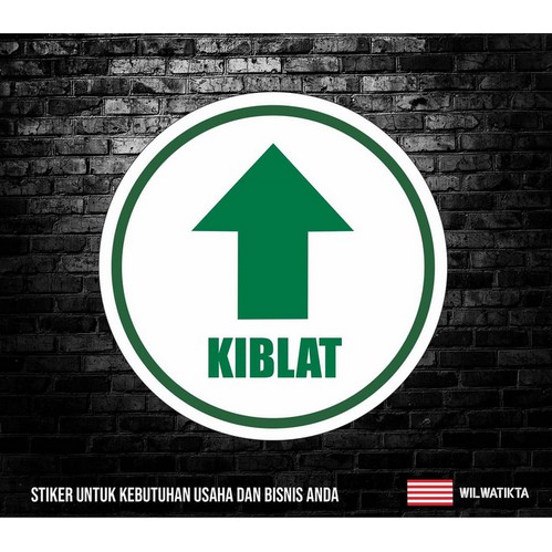 

Stiker Safety Sign Label K3 Arah Kiblat Sholat Masjid ( Min. 2 Pcs )