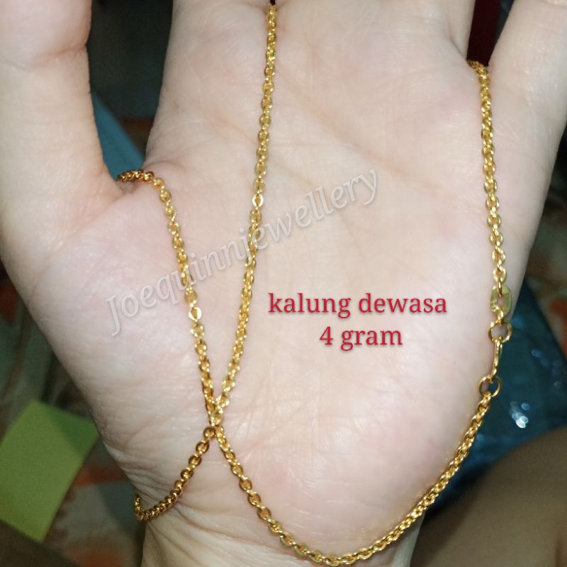 Kalung emas muda 4 gram