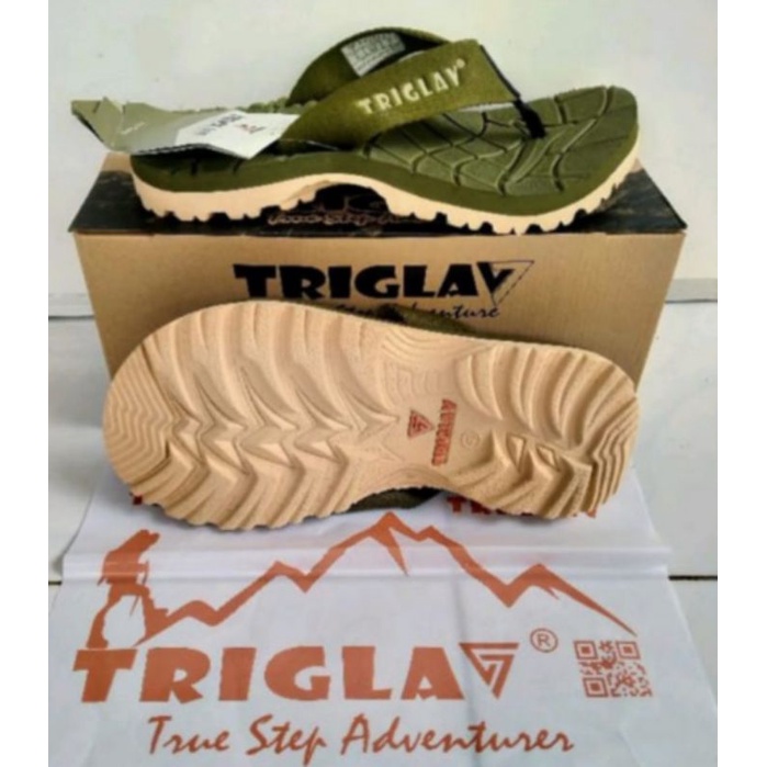 Sandal triglav original - Sandal Gunung Triglav Casual Pro Premium - Sandal Jepit Outdoor - Sandal Pria Wanita - Sandal Jepit Triglav - Sendal Triglav Lengkap Box