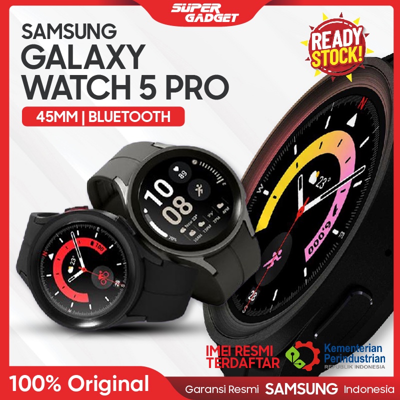 Samsung Galaxy Watch 5 Pro 45mm Smartwatch Jam Pintar Bluetooth Original