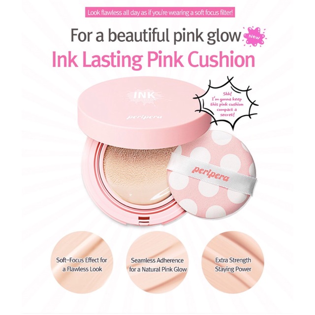 Peripera Ink Lasting Pink Cushion