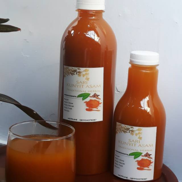 

Jamu Kunyit Asam Ukuran 250 ml