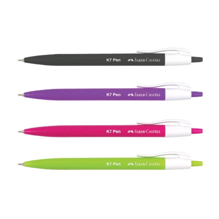 

Pulpen Bolpen Bolpoin Ballpoint Faber castell K7 Ink Black