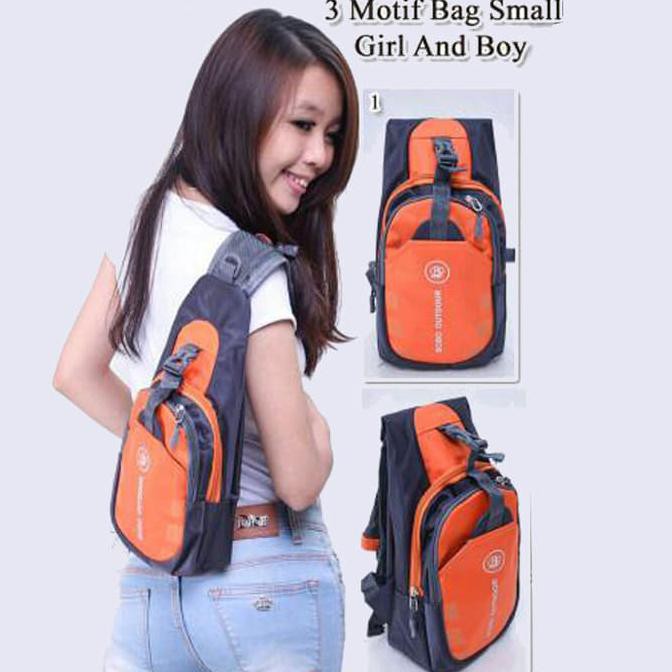 Murah Tas Selempang Bahu Bobo Outdoor Tas Anti Air Waterproof - Merah New