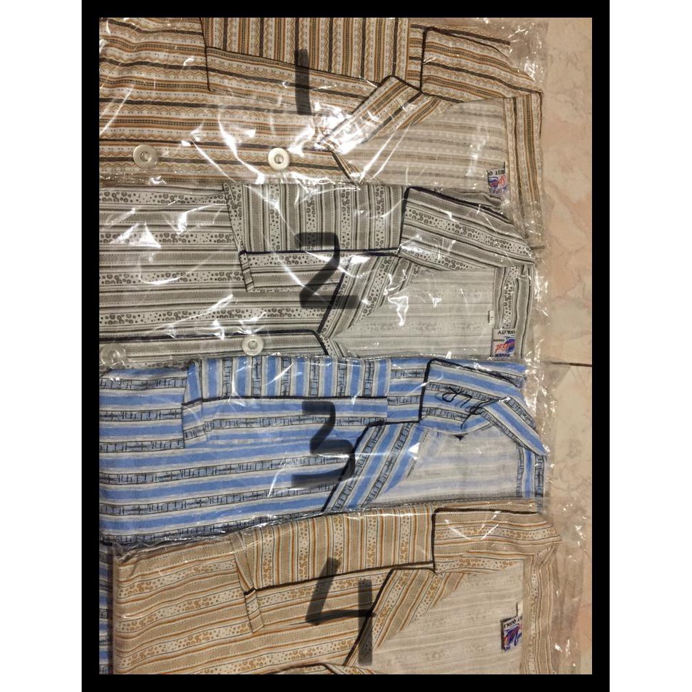 100%Original Piyama Baju Tidur Pria Tangan Panjang Promo Bulan Ini