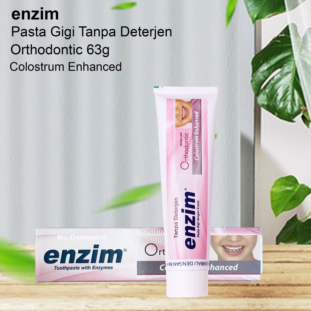 Enzim / Pasta Gigi / Orthodontic / Colostrum Enhanced / 63g