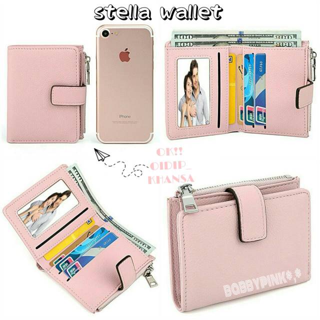 Dompet stella / dompet mini lipat terlaris /dompet idaman1306 kekinian