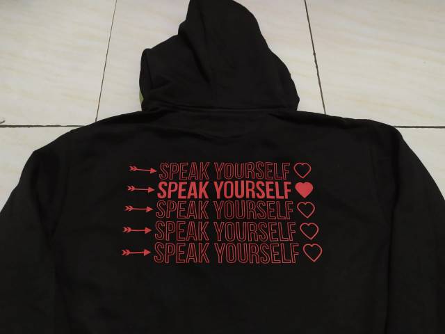 hoodie zipper bts speak love yourself