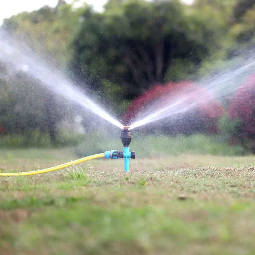 Solighter 2/5pcs Sprinkler Taman Cool Down 360putar Selang Cakupan Area Besar Rumput