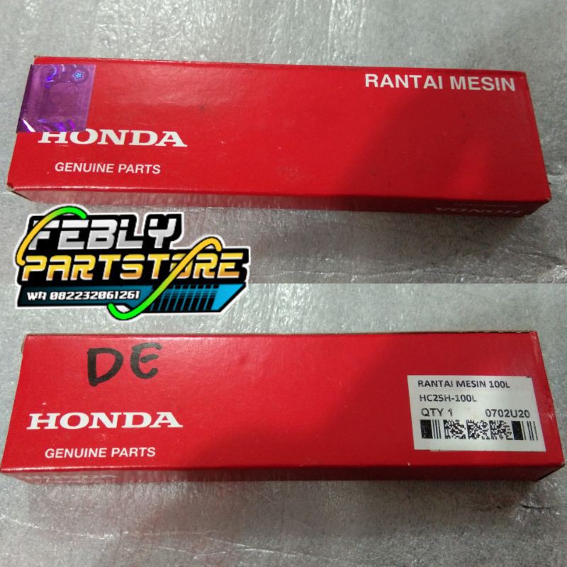 RANTAI KAMPRAT GL SERIES 100L RANTAI KETENG HONDA GL SERIES 100L ORI AHM KCJ RANTAI MESIN SERIES