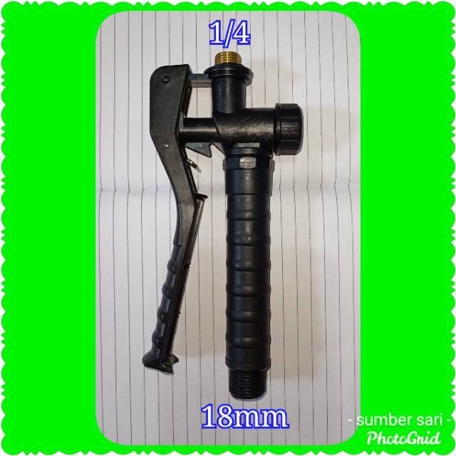 kran drat depan 14mm drat belakang 18mm