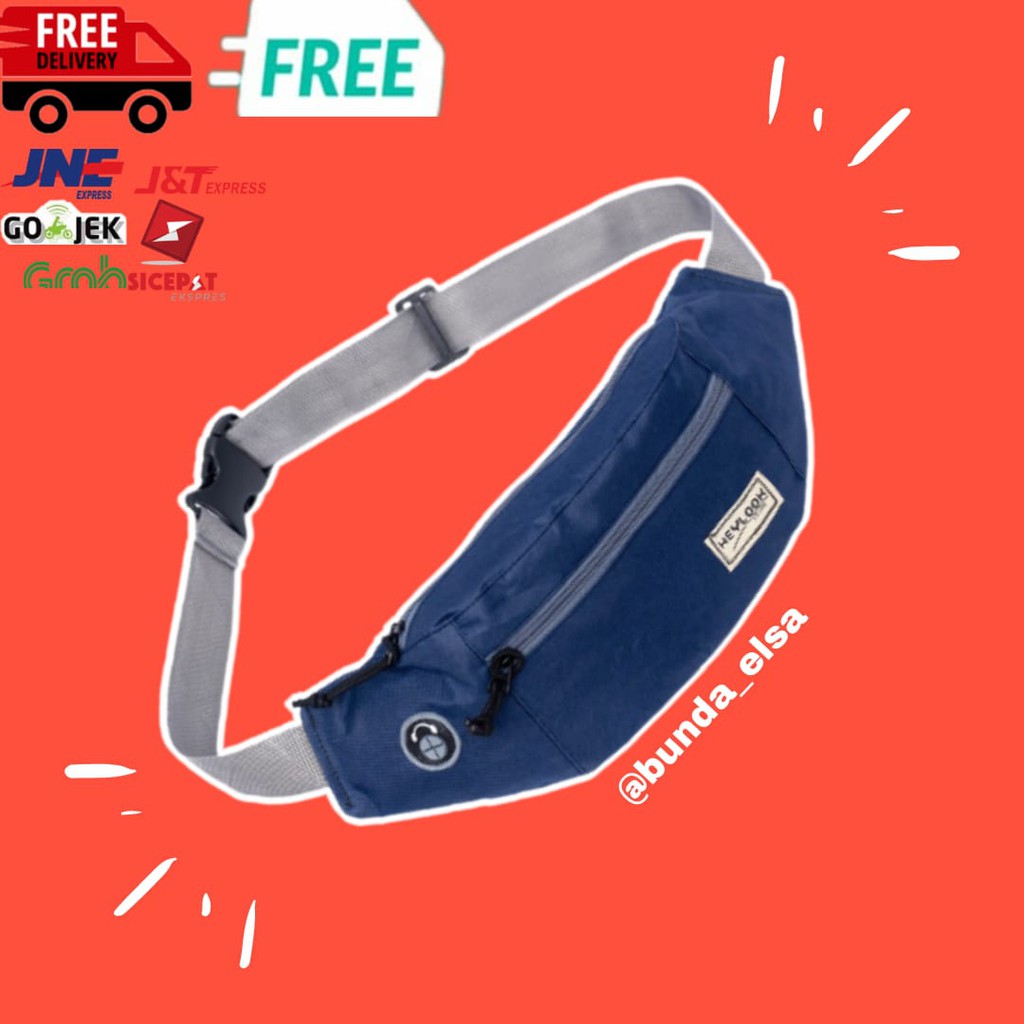 TAS SELEMPANG WAISTBAG BODYPACK WAIST BAG SAMPING PRIA ARCHIE HEYLOOK TERBARU BANTEN