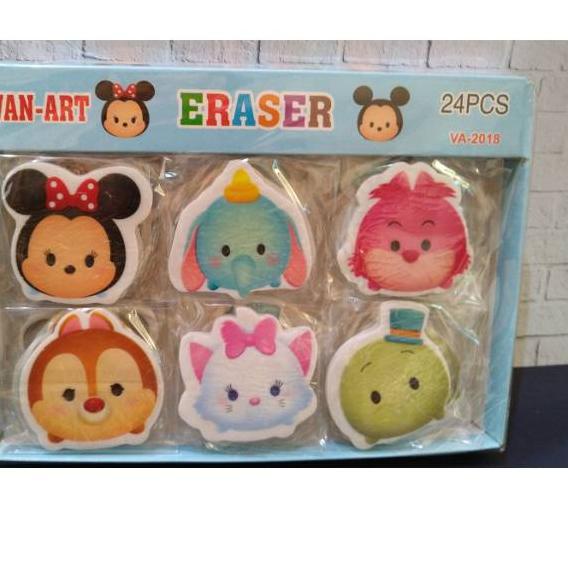 

BIG SALES ㅰ Isi 24 Pcs Penghapus Pensil Karakter/ Eraser Lucu/ Alat Tulis Sekolah ◉