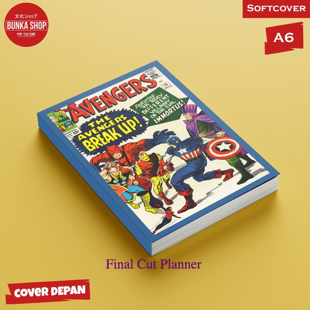 

Pocket Note Marvel Avengers D Softcover A 6 Buku Tulis Catatan Notes Agenda Planner Jurnal