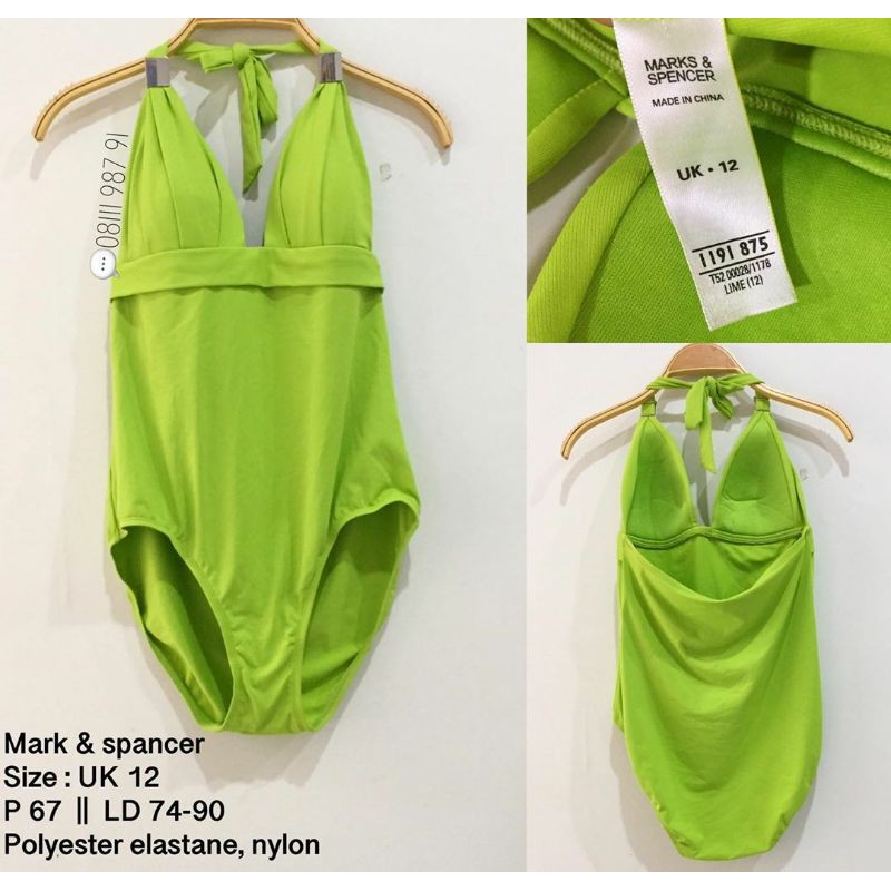 

Mark & spancer nylon hijau size UK 12