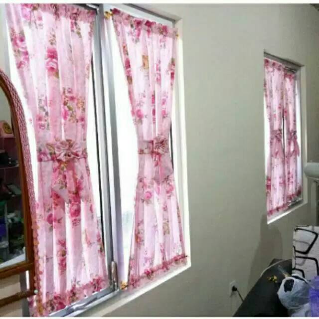 Gorden kupu2 semua motif. Shabby polos karakter