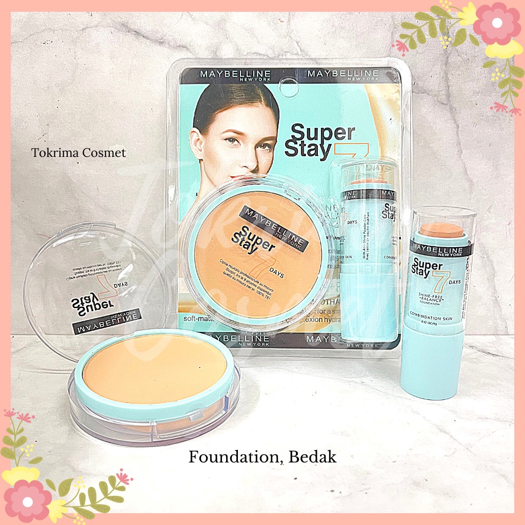 PAKET 2in1 Maybelline MIKA Superstay 7 day/ BABE Skin / TOKRIMACOSMET