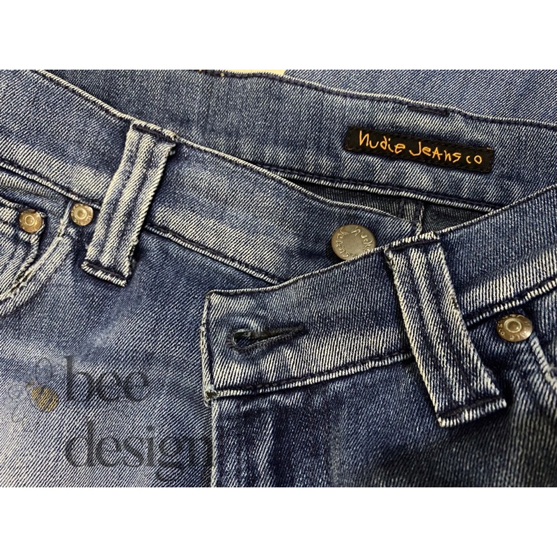 NUDIE JEANS DENIM BLUE DEWASA PRIA W31/L 32 SECOND (Preloved)
