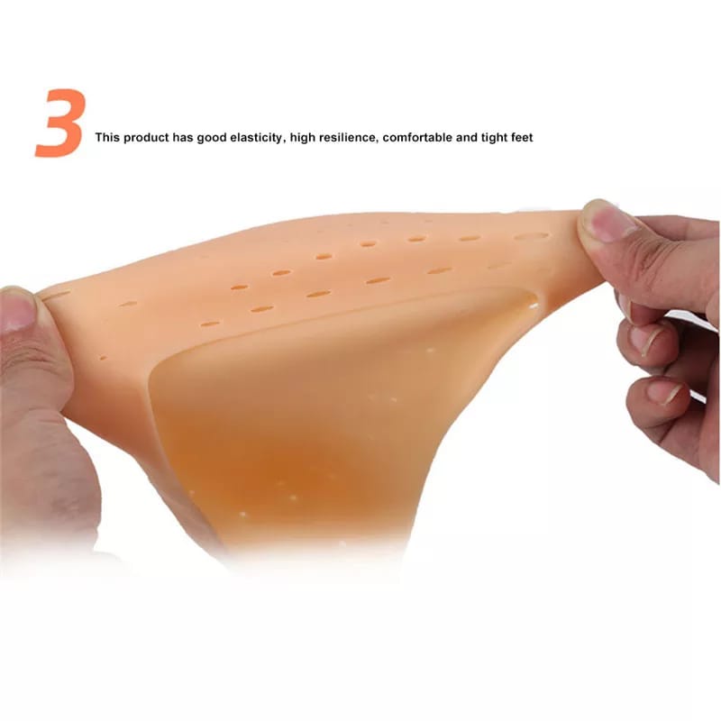 ORIGINAL INSOLE GEL SILICON KAUS KAKI GEL SILICON ANTI TUMIT PECAH SOL SILICON INVISIBLE SOCK