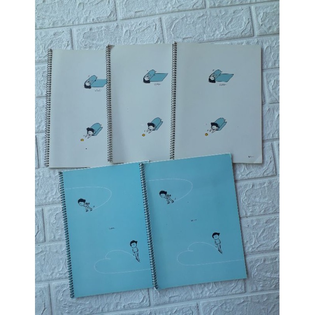 

BUY 3 GET 2 FREE Buku Tulis Open House Notebook Korea B5 Ring