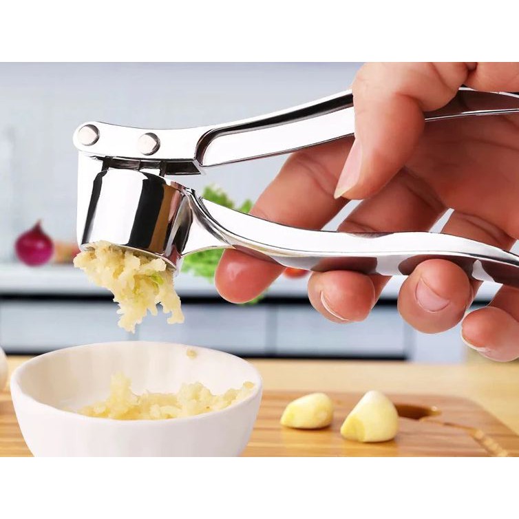 Garlic Press Stainlees Steel / Alat Penghancur Bawang Putih