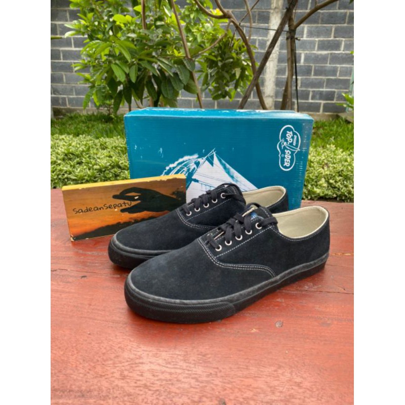 Sperry x YMC Cloud CVO Black Suede Leather Original New