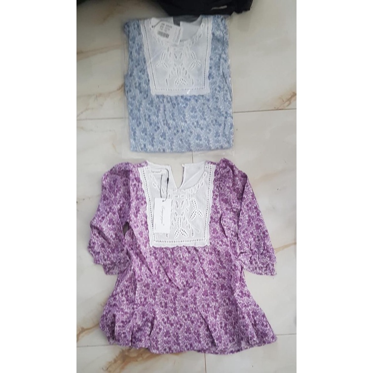 Promo !! Dress anak perempuan / dress korean style / Dress big renda line uk 1-4thn