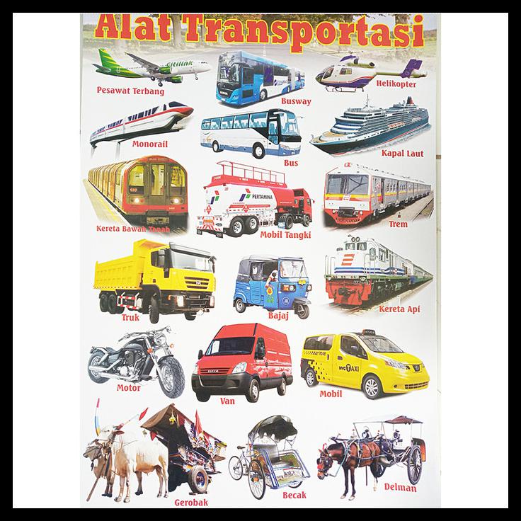 

Poster Anak Pengenalan Transportasi
