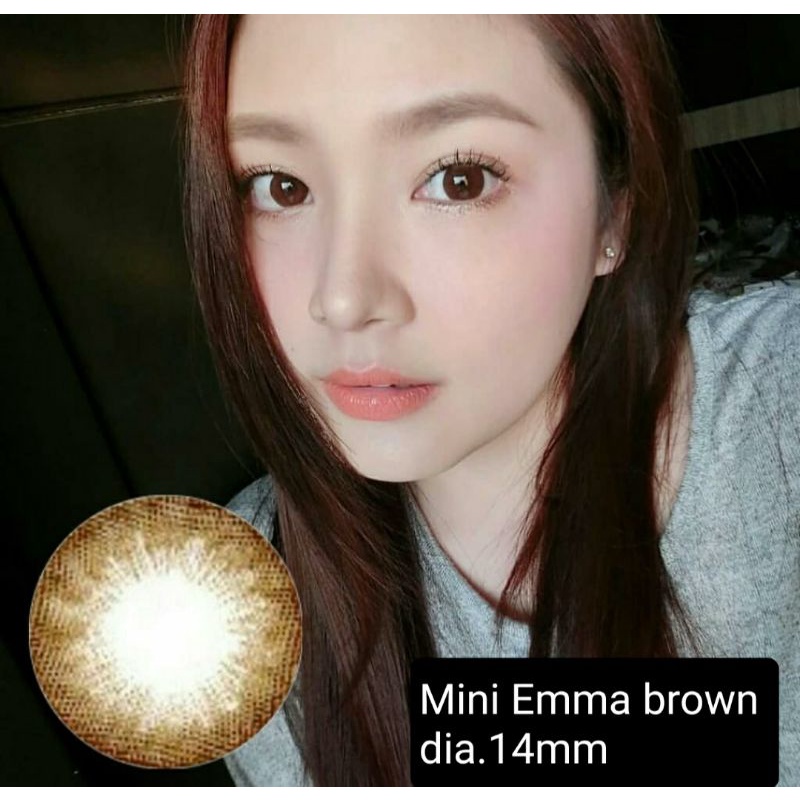 SOFTLENS DREAMCOLOR MINI EMMA (dia.14mm) BROWN/GREY.NORMAL/MINUS.