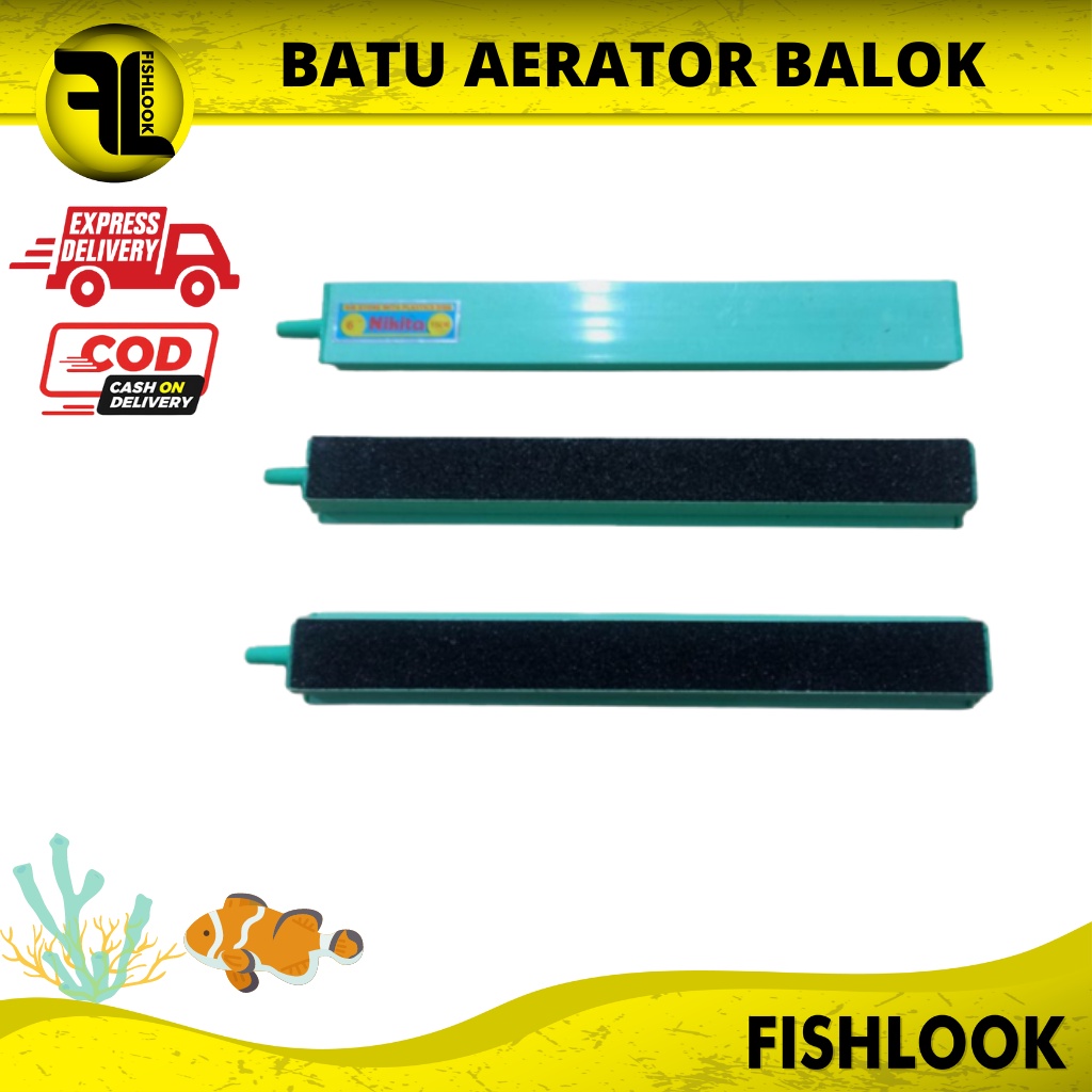 Batu Aerator Panjang Airstone Balok Panjang Nikita Star 10 INCH 25cm