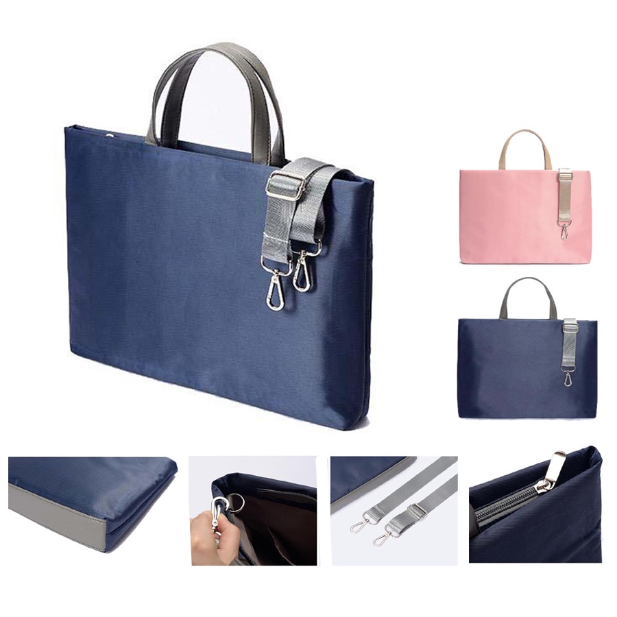 Tas Laptop Macbook Sleeve Selempang 13 inch - blue