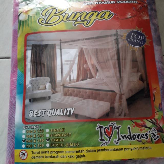 Kelambu manohara kasur KOTAK 180x200 MURAH