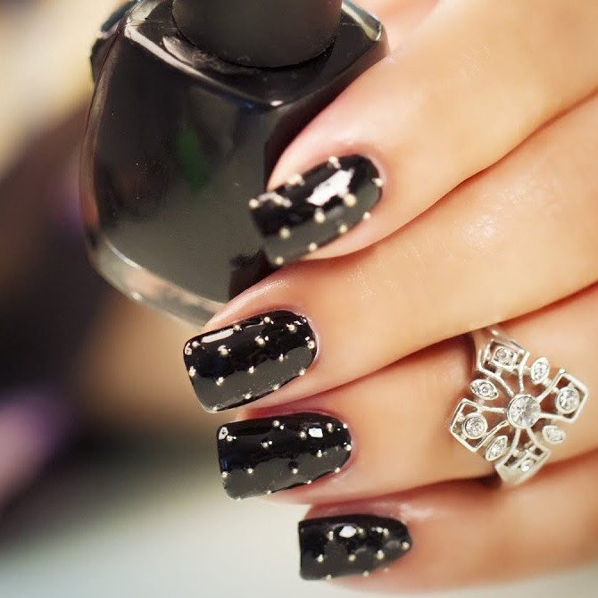metal beads caviar silver gold micro hiasan biji nail art nailart