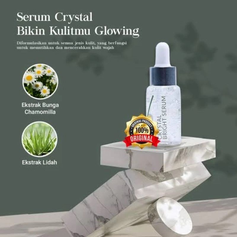 Serum NR Nature // Reaction Crystal Bright Serum 20ml Original 100%