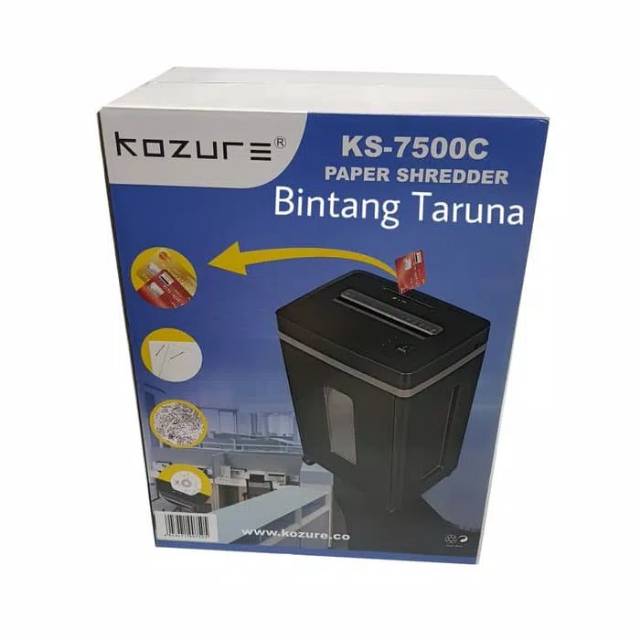 Mesin penghancur kertas Kozure KS-7500C Paper Shredder Kozure KS7500C