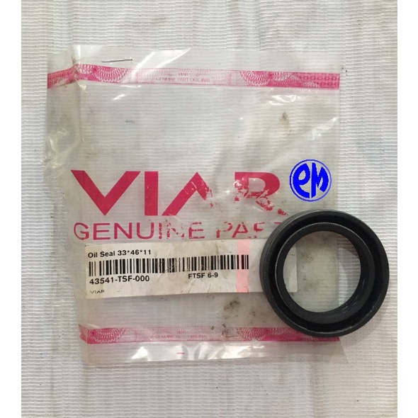 Oil Seal // Sil 33x46x11 Sil Shockbreaker Viar Karya Tossa Jialing Kaisar 43541-TSF-000 / eal usd vi