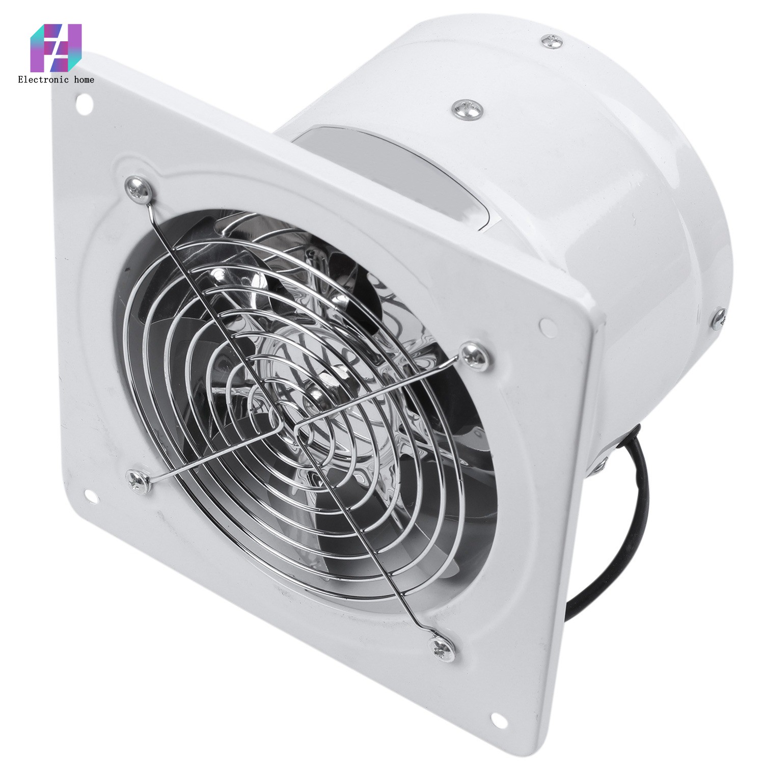 Cod Ready 4 Inch Inline Duct Fan Metal Pipe Ventilation Exhaust Fan 220v White N5id Shopee Indonesia