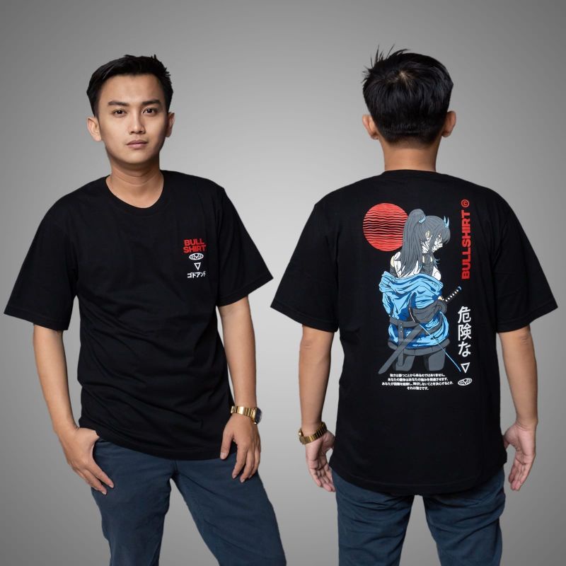 kaos Japan art bullshirt